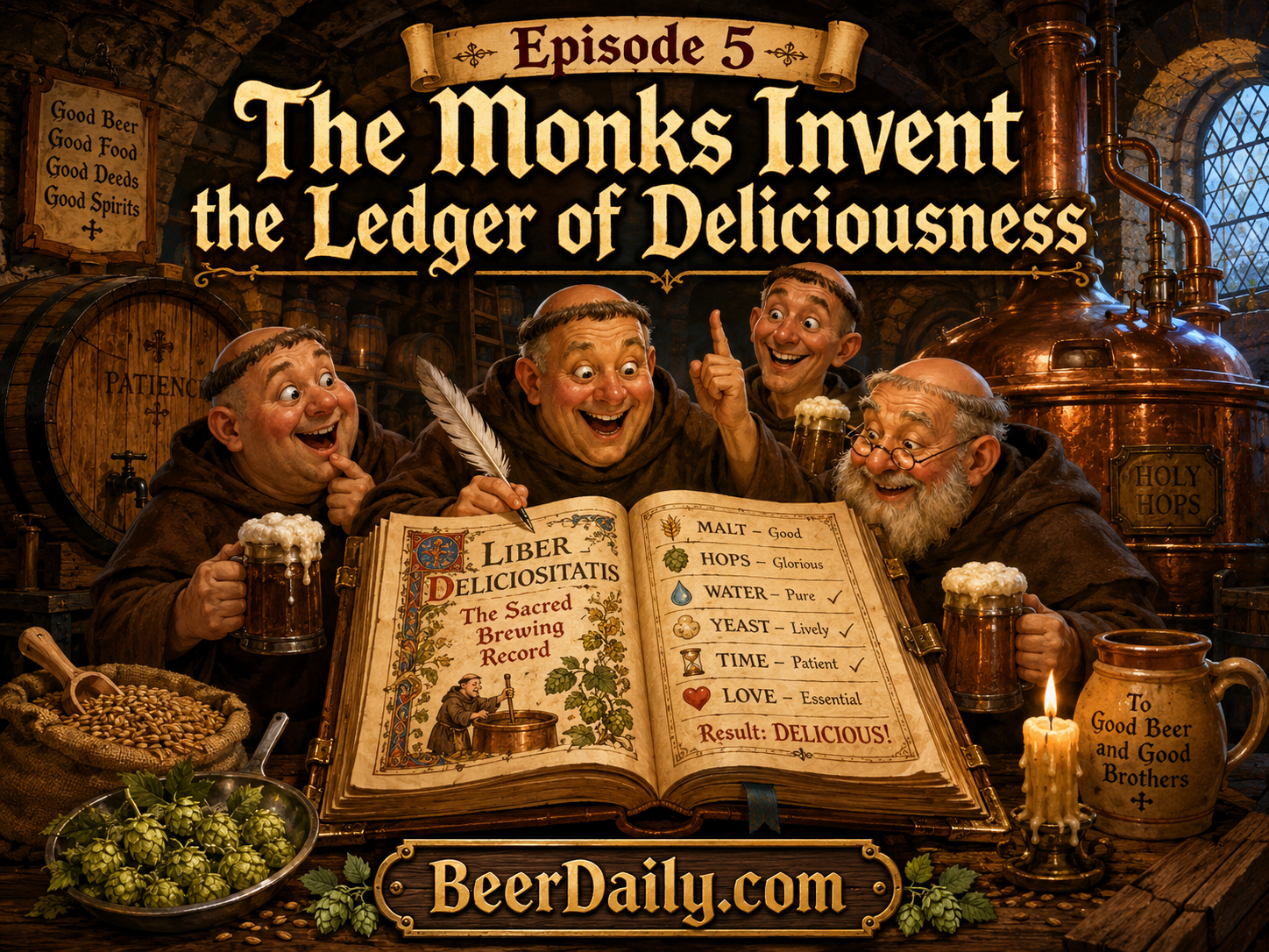 Episode 5 The Monks Invent the Ledger of Deliciousness