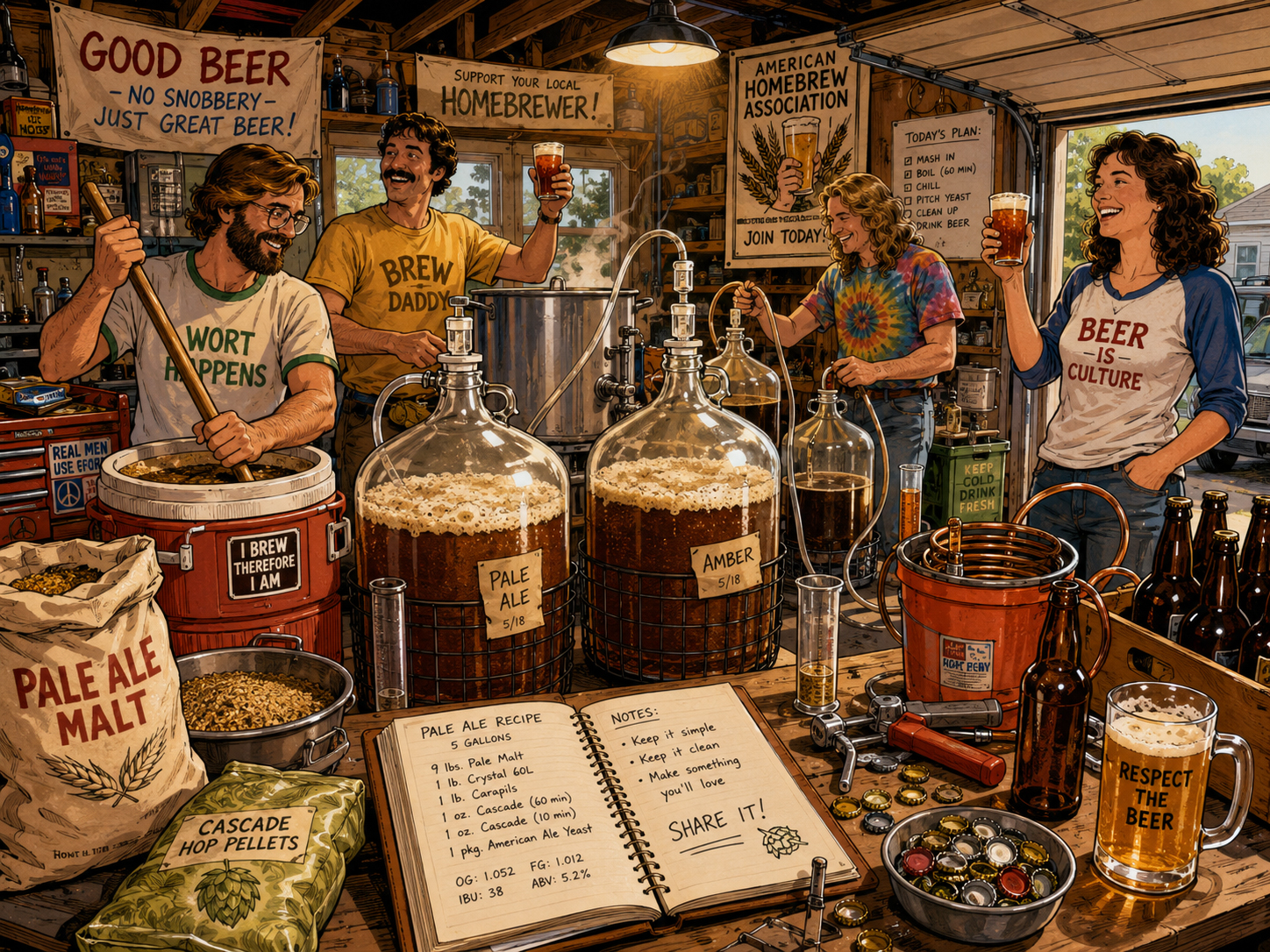 Garage brewers reviving homebrew with buckets, grain, and cheerful beer history chaos