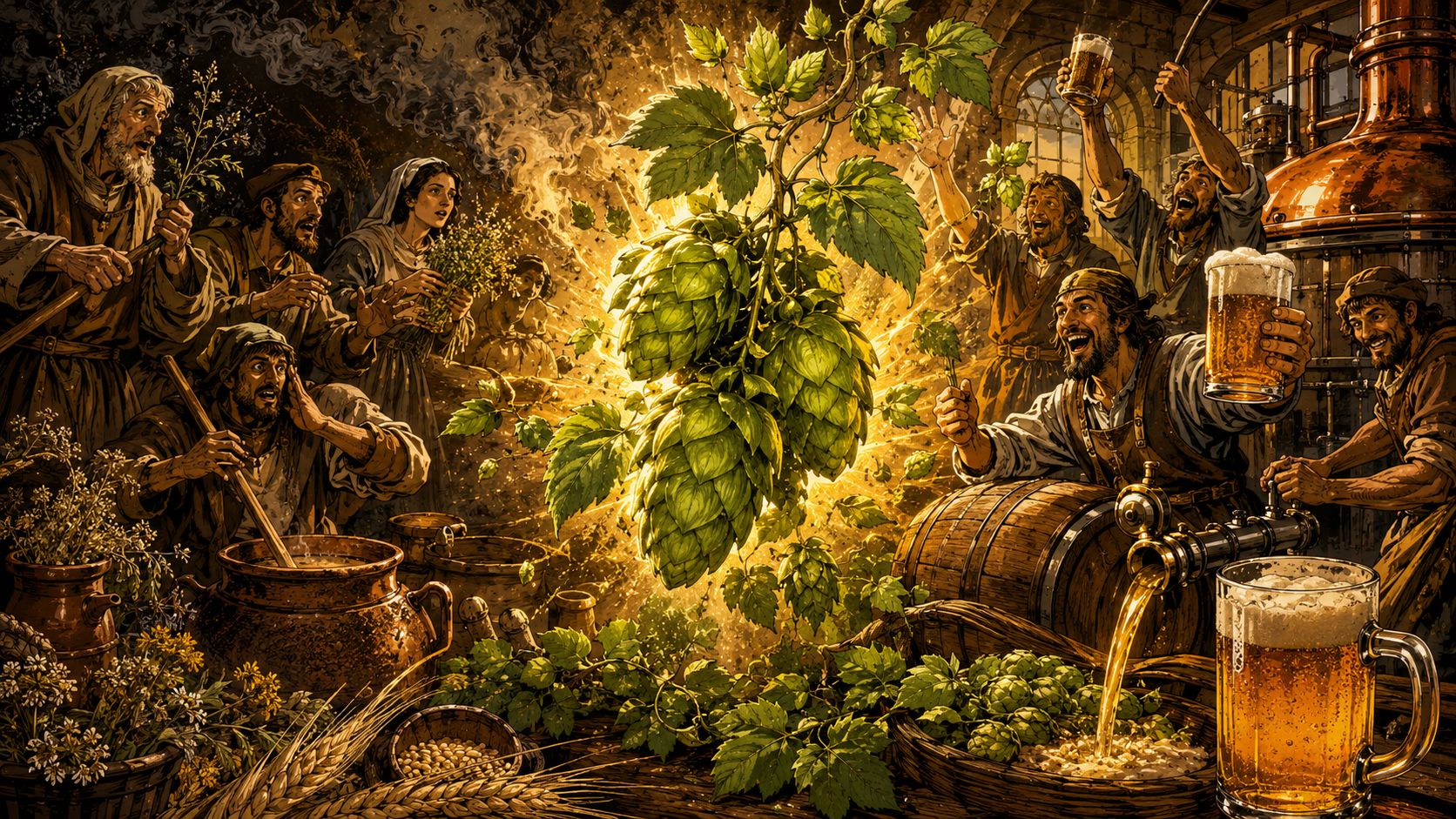 Hops exploding into beer history as brewers cheer